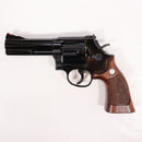 【中古即納】[MIL] マルシン工業 ガスリボルバー M586 6mmBB・Xカートリッジ仕様 Wディープブラック ABS 木製グリップ付 (18歳以上専用)(20210221)