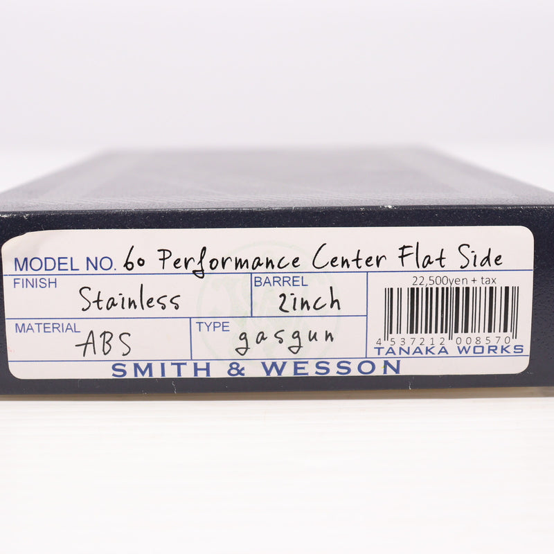 【中古即納】[MIL] タナカワークス ガスリボルバー M60 パフォーマンスセンター 2インチ フラットサイド ステンレス バージョン2 (カスタム品) (18歳以上専用)(20180831)