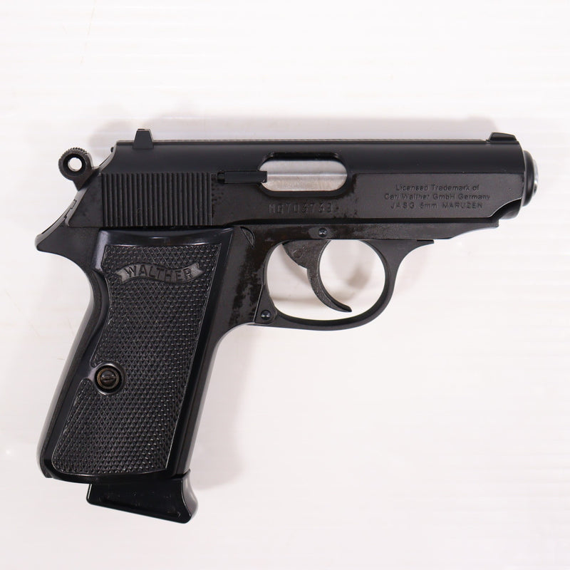 【中古即納】[MIL] マルゼン ガスブローバック ムービープロップシリーズ ワルサーPPK/Sセット ブラック (18歳以上専用)(20150223)