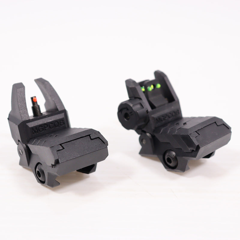 【中古即納】[MIL] SAPH MGPCQBタイプ オプティックファイバー フリップアップサイト BK(ブラック/黒)(20150223)