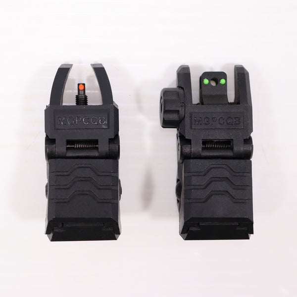 【中古即納】[MIL] SAPH MGPCQBタイプ オプティックファイバー フリップアップサイト BK(ブラック/黒)(20150223)