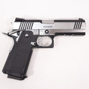 【中古即納】[MIL] 東京マルイ ガスブローバック ハイキャパカスタム デュアル・ステンレス (18歳以上専用)(20071231)