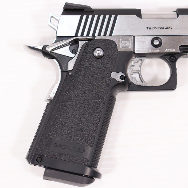 【中古即納】[MIL] 東京マルイ ガスブローバック ハイキャパカスタム デュアル・ステンレス (18歳以上専用)(20071231)