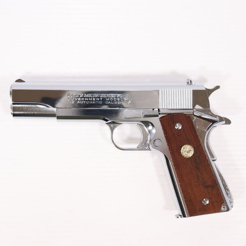 【中古即納】[MIL] 東京マルイ ガスブローバック コルト ガバメント シリーズ'70 ニッケルフィニッシュ (18歳以上専用)(20130731)