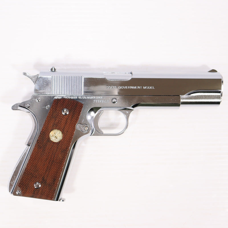 【中古即納】[MIL] 東京マルイ ガスブローバック コルト ガバメント シリーズ'70 ニッケルフィニッシュ (18歳以上専用)(20130731)