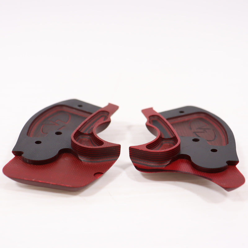 【中古即納】[MIL] VZ Grips S&W Jフレーム用 G10グリップ タクティカルダイアモンド ブラック/チェリー(20150223)