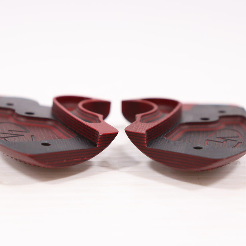【中古即納】[MIL] VZ Grips S&W Jフレーム用 G10グリップ タクティカルダイアモンド ブラック/チェリー(20150223)