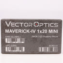 【中古即納】[MIL] VECTOR OPTICS(ベクターオプティクス) Maverick-IV(マーベリック4) 1×20 Mini ドットサイト(SCRD-51) (カスタム品)(20150223)