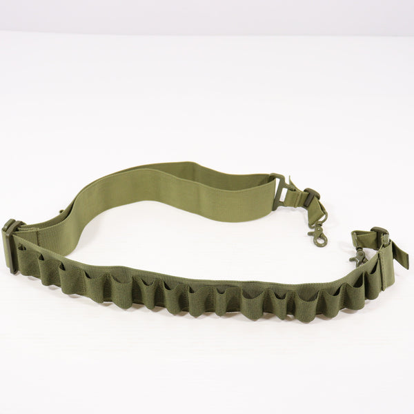 【中古即納】[MIL] ノーブランド ショットシェルホルダー付き ツーポイントスリング OD(オリーブドラブ)(20150223)