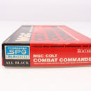 【中古即納】[MIL] MGC 発火モデルガン コルト コンバットコマンダー オールブラック HW(ヘビーウェイト) (18歳以上専用)(20150223)