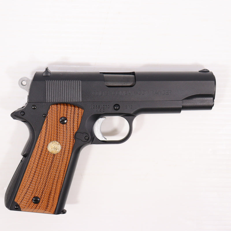 【中古即納】[MIL] MGC 発火モデルガン コルト コンバットコマンダー オールブラック HW(ヘビーウェイト) (18歳以上専用)(20150223)