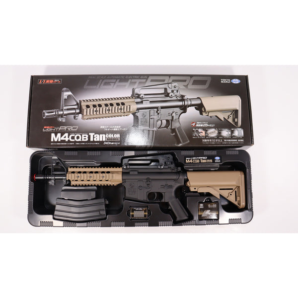 【中古即納】[MIL] 東京マルイ 電動ガンLIGHT PRO M4 CQB タンカラー (10歳以上専用)(20141008)