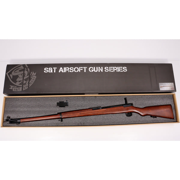 【中古即納】[MIL] S&T エアコッキングライフル 三八式歩兵銃 リアルウッド(STSPG14) (18歳以上専用)(20150223)