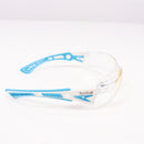 【中古即納】[MIL] Bolle(ボレー) RUSH Plus(ラッシュプラス) ホワイト×ブルーフレーム クリアレンズ(PSSRUSPA05)(20150223)