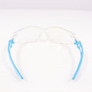 【中古即納】[MIL] Bolle(ボレー) RUSH Plus(ラッシュプラス) ホワイト×ブルーフレーム クリアレンズ(PSSRUSPA05)(20150223)