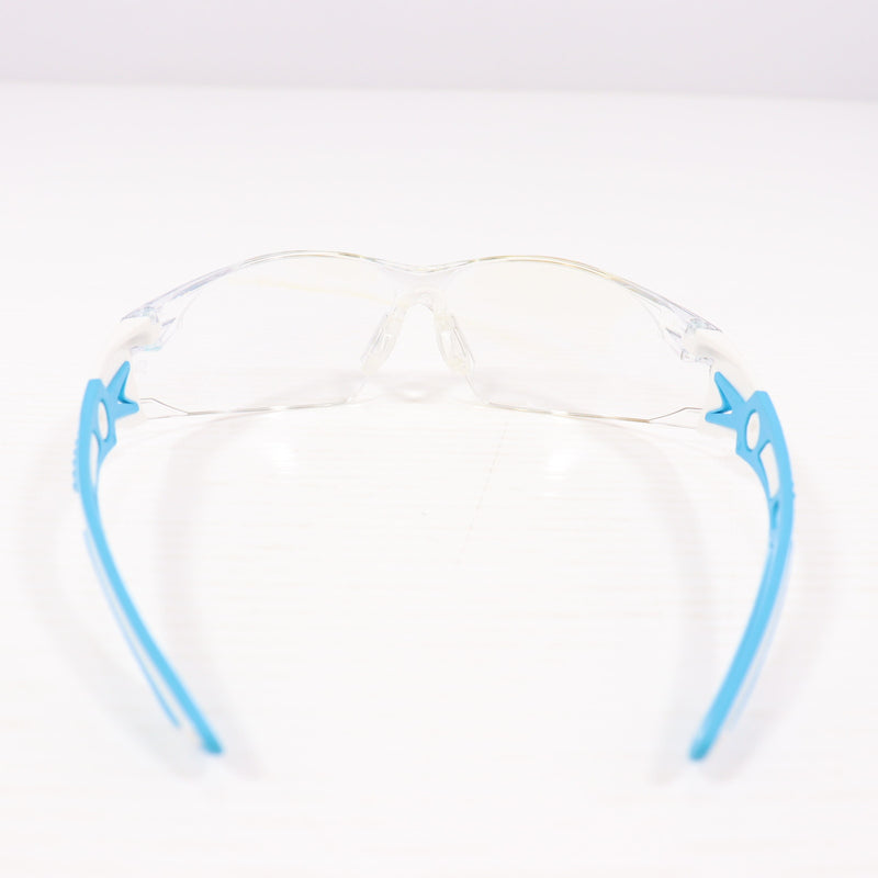 【中古即納】[MIL] Bolle(ボレー) RUSH Plus(ラッシュプラス) ホワイト×ブルーフレーム クリアレンズ(PSSRUSPA05)(20150223)
