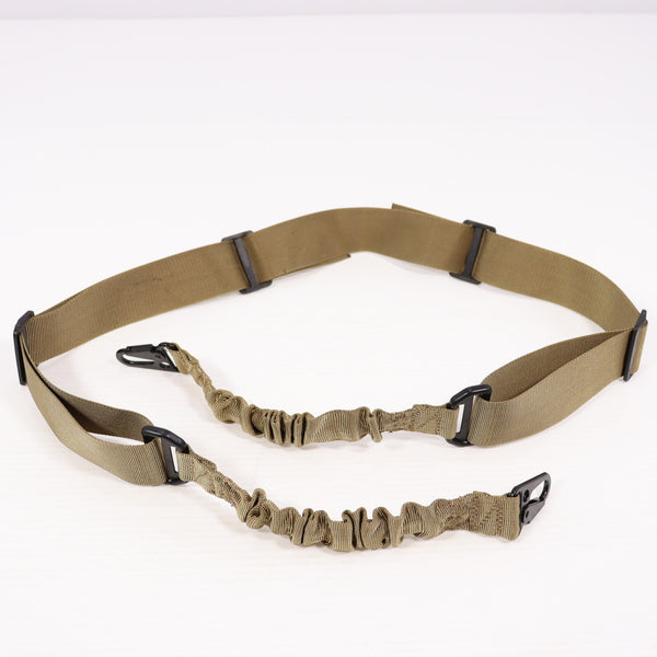 【中古即納】[MIL] ノーブランド ツーポイントバンジースリング DE(ダークアース)(20150223)