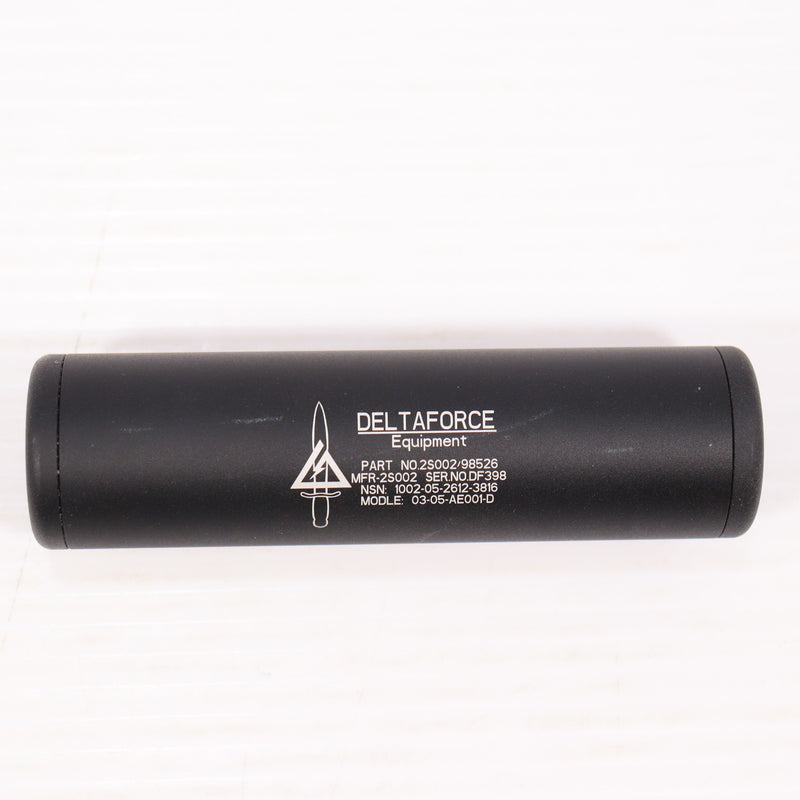 【中古即納】[MIL] ノーブランド φ30×110mm サイレンサー DELTA FORCE刻印(20150223)
