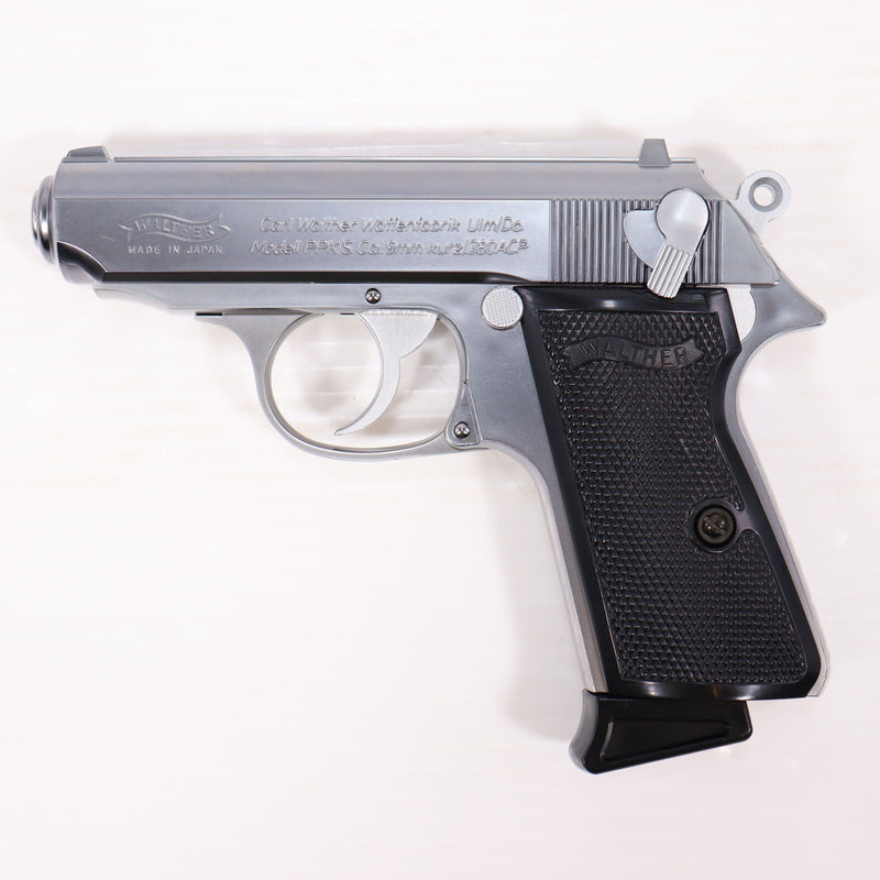 【中古即納】[MIL] マルゼン ガスブローバック ワルサー PPK/S ステンレスS(2023年新価格版) (18歳以上専用)(20230302)