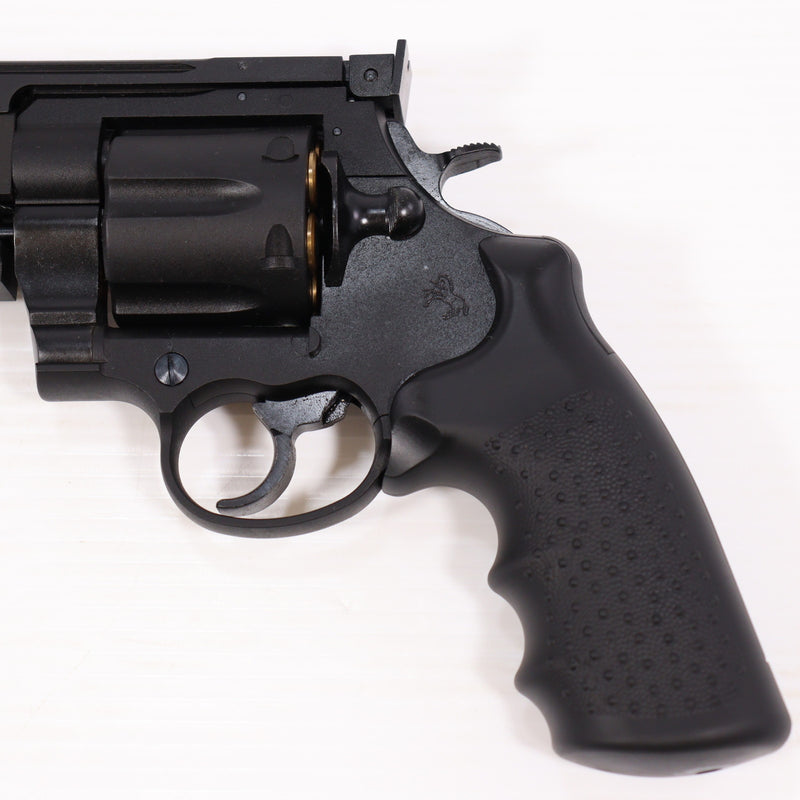 【中古即納】[MIL] マルシン工業 ガスリボルバー 6mmBB Xカートリッジ コンストリクター ブラック HW(ヘビーウェイト) HAGUE タイプグリップ (18歳以上専用)(20211205)