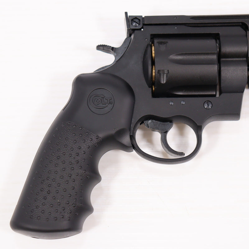 【中古即納】[MIL] マルシン工業 ガスリボルバー 6mmBB Xカートリッジ コンストリクター ブラック HW(ヘビーウェイト) HAGUE タイプグリップ (18歳以上専用)(20211205)