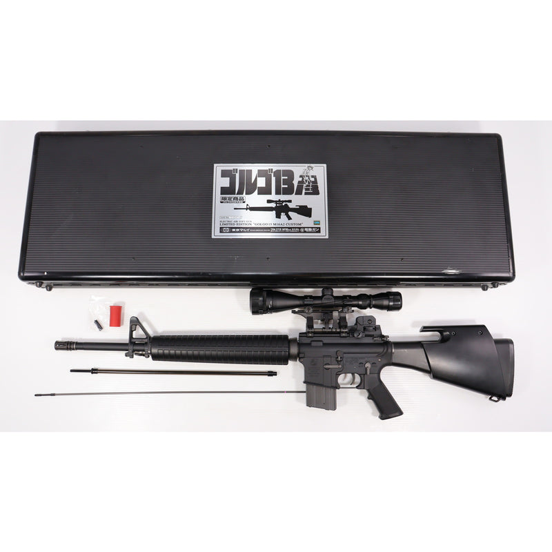 【中古即納】[MIL] 東京マルイ 完全限定品 スタンダード電動ガン M16 ゴルゴ13カスタム (18歳以上専用)(20090314)