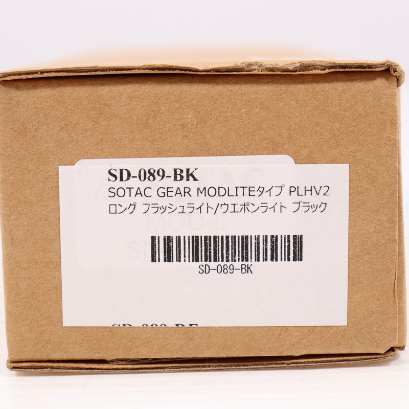 【中古即納】[MIL] SOTAC MODLITEタイプ PLHV2 ロング LEDフラッシュライト BK(ブラック/黒)(SD-089-BK)(20150223)