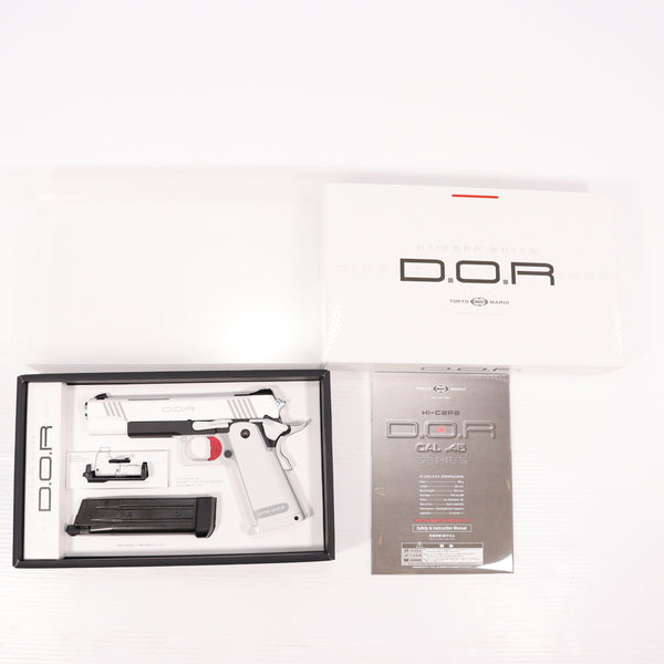 【中古即納】[MIL] 東京マルイ ガスブローバック ハイキャパ ホワイト D.O.R(No.111) (18歳以上専用)(20240524)