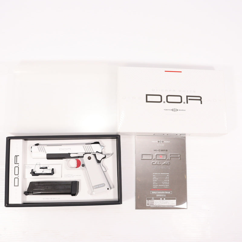 【中古即納】[MIL] 東京マルイ ガスブローバック ハイキャパ ホワイト D.O.R(No.111) (18歳以上専用)(20240524)
