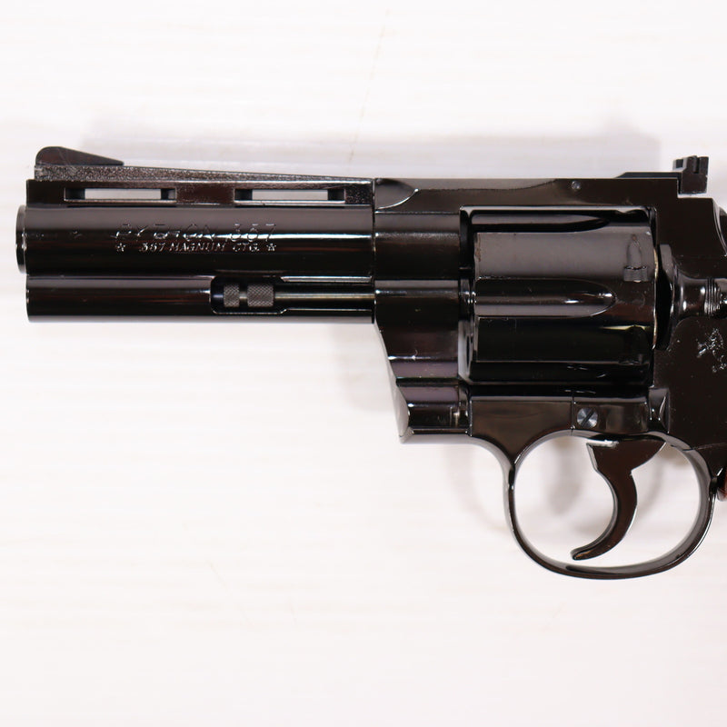 【中古即納】[MIL] タナカワークス ガスリボルバー コルトパイソン.357マグナム 4インチ スチールフィニッシュ ABS (18歳以上専用)(20150223)