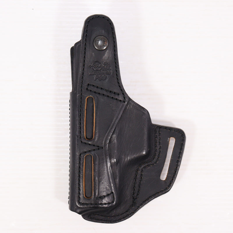 【中古即納】[MIL] イーストA 牛革製 シルエットホルスター サムブレイク クロスタイプ ワルサーP99用 BK(ブラック/黒)(No.255-BK)(20150223)