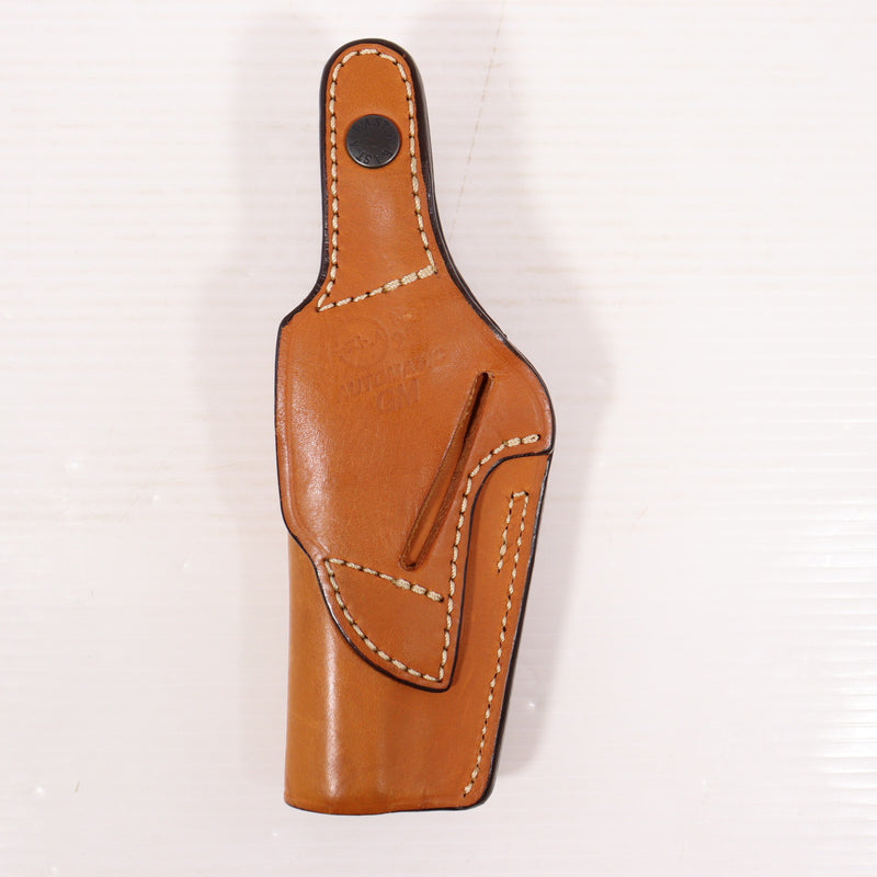 【中古即納】[MIL] イーストA 牛革製 シルエットホルスター サムブレイク クロスタイプ ガバメント/ハイキャパ5.1用 ブラウン(No.227-Br)(20150223)