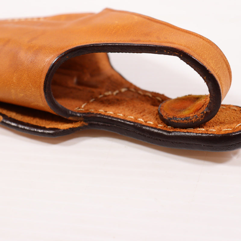 【中古即納】[MIL] イーストA 牛革製 シルエットホルスター サムブレイク クロスタイプ ガバメント/ハイキャパ5.1用 ブラウン(No.227-Br)(20150223)