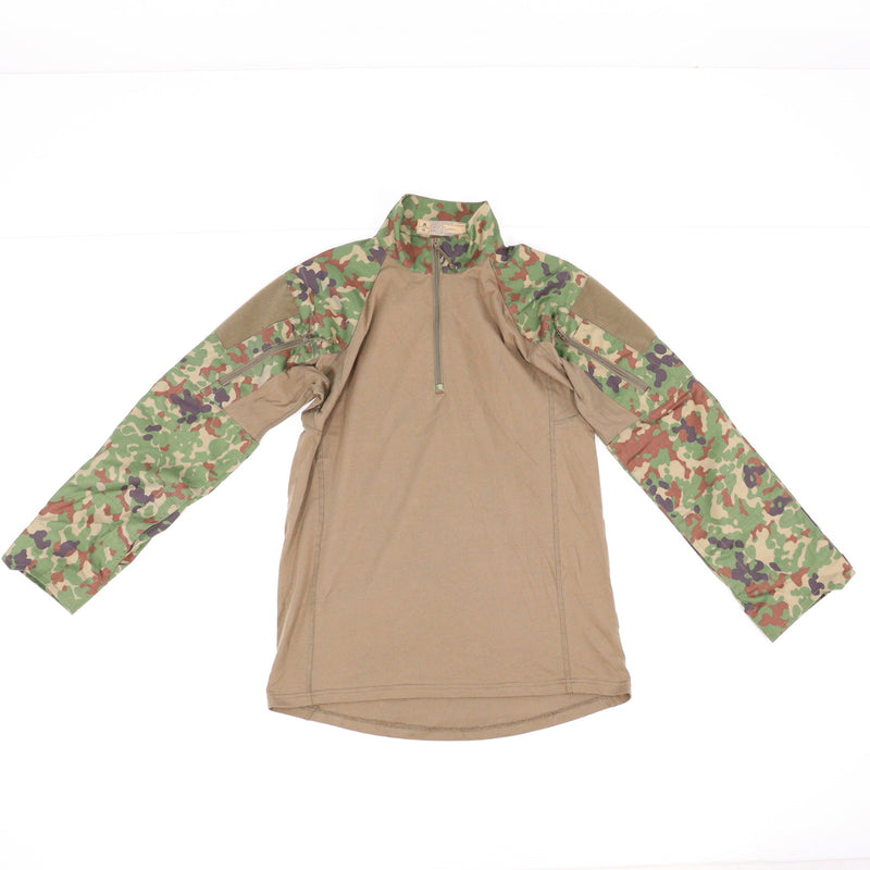 【中古即納】[MIL] BATTLE UNIFORM(バトルユニフォーム) JF G4改 コンバットシャツ サイズ US.S-R 陸自迷彩・ビニロン混紡生地(20150223)