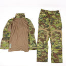 【中古即納】[MIL] Flash Force Industries(フラッシュフォースインダストリーズ) Crye Precisionタイプ G3 コンバットシャツ&パンツセット サイズUS.S-R MCTP(マルチカムトロピック)(20150223)