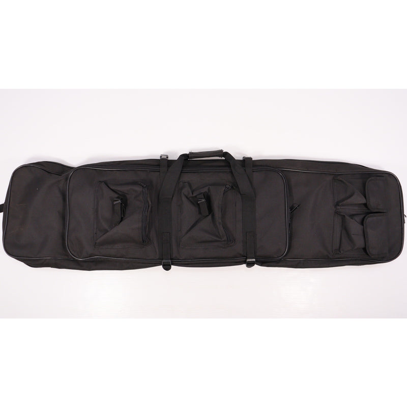 【中古即納】[MIL] Sutekus 3丁収納可能 セパレーター付き ダブルガンケース BK(ブラック/黒)(115×30cm/62×28cm)(20150223)