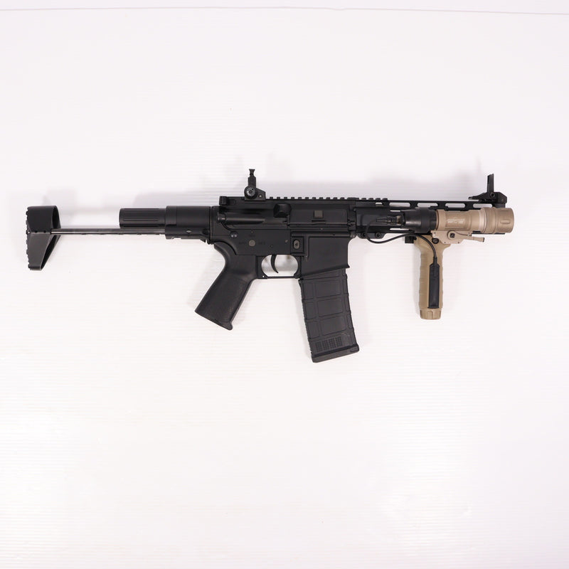 【中古即納】[MIL] DMT 電動ライフル AR-15 ブラウンドワーフ 9インチ Mod.C(DMT-005B) (カスタム品) (18歳以上専用)(20201231)