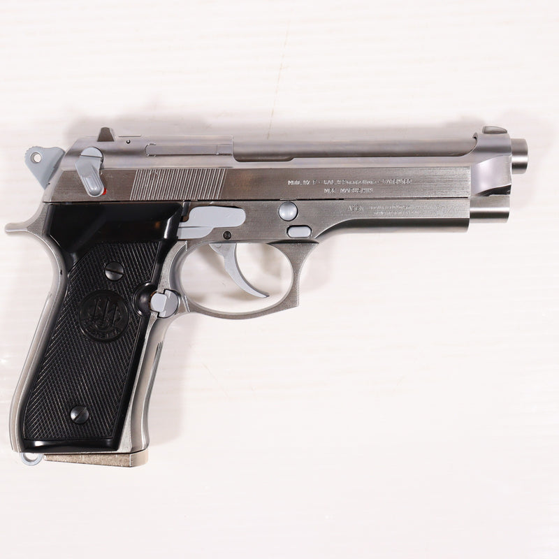 【中古即納】[MIL] マルシン工業 固定スライドガスガン ベレッタM92F MAXI シルバーABS (18歳以上専用)(20150223)