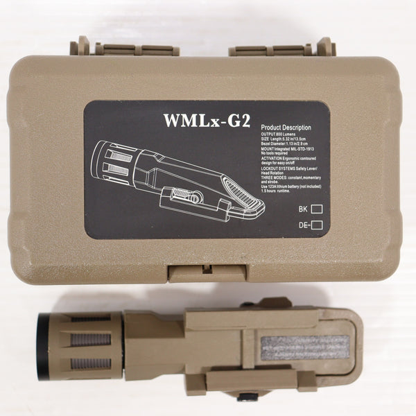【中古即納】[MIL] ノーブランド INFORCEタイプ WMLx Gen2 ウェポンライト DE(ダークアース)(20150223)