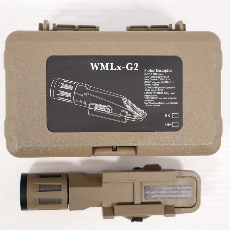 【中古即納】[MIL] ノーブランド INFORCEタイプ WMLx Gen2 ウェポンライト DE(ダークアース)(20150223)