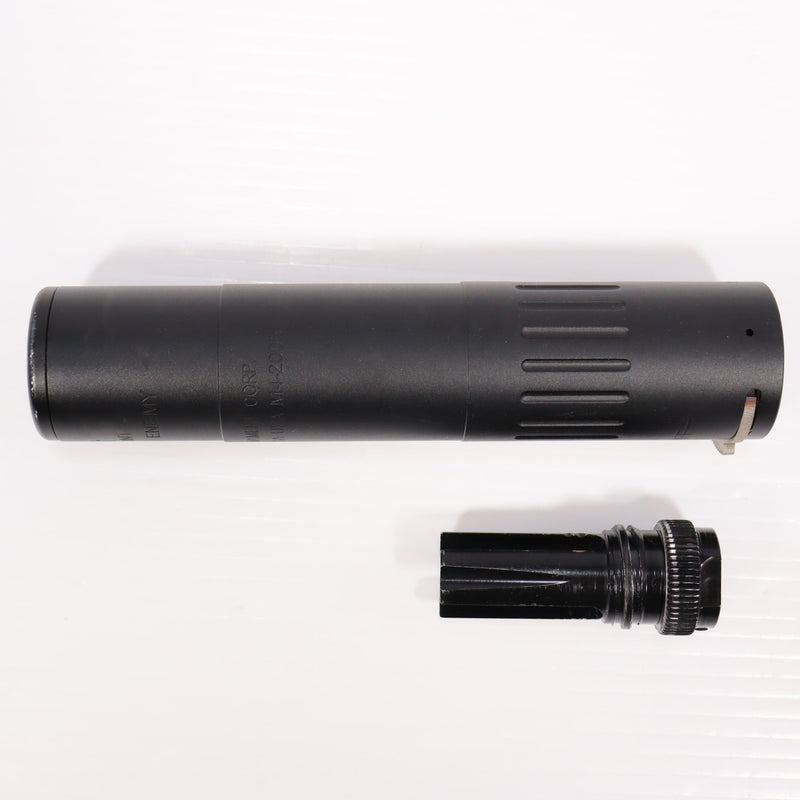 【中古即納】[MIL] ノーブランド AACタイプ M4-2000 ダミーQDサイレンサー + 51T スチールフラッシュハイダー(20150223)