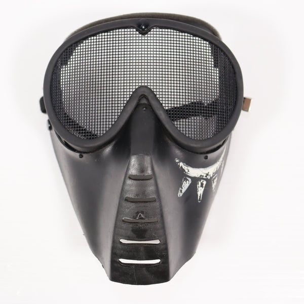 【中古即納】[MIL] サンセイ サバイバルゲーム用 マスク&ゴーグル メッシュタイプ 丸型 BK(ブラック/黒)(SG-5)(20080711)