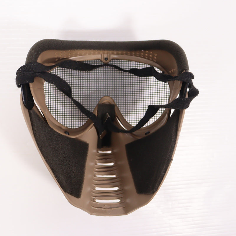【中古即納】[MIL] サンセイ サバイバルゲーム用 マスク&ゴーグル メッシュタイプ TAN(タン)(SG-5T-N)(20150223)