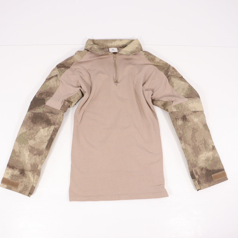 【中古即納】[MIL] ノーブランド コンバットシャツ サイズM A-TACS AU(20150223)