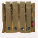 【中古即納】[MIL] SWAT(スワット)インターナショナル M4/M16 オープントップ ダブルマガジンポーチ KH(カーキ)(20150223)