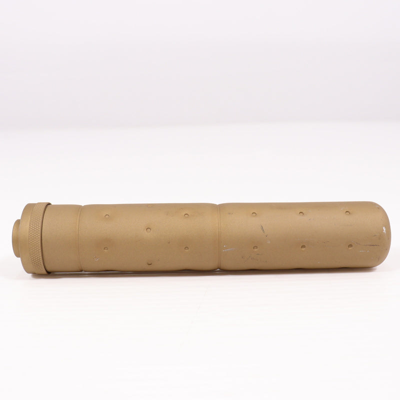 【中古即納】[MIL] G&G ARMAMENT(ジーアンドジーアーマメント) SOCOM モックサプレッサーL デザートタン (14mm逆ネジ)(G-01-004-1)(20150223)