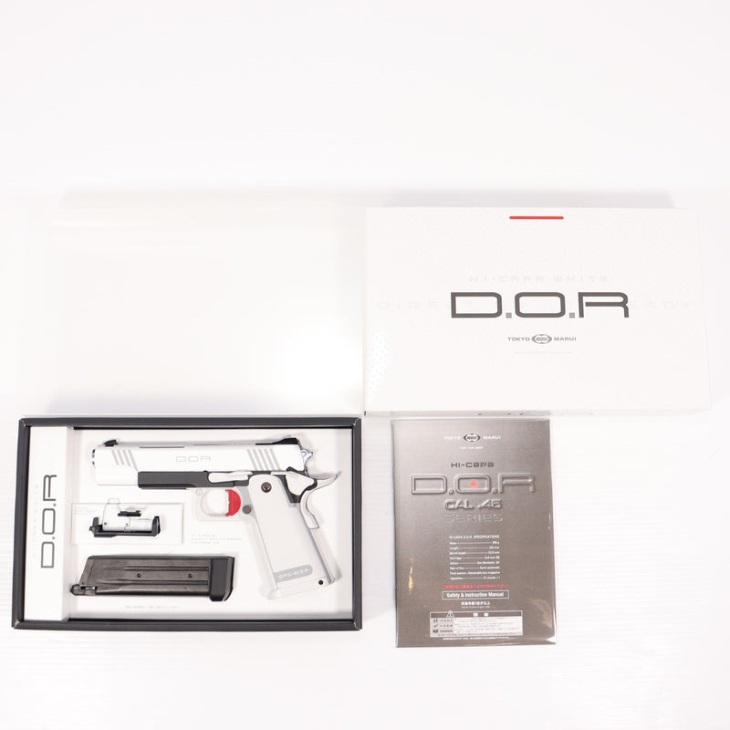 【中古即納】[MIL] 東京マルイ ガスブローバック ハイキャパ ホワイト D.O.R(No.111) (18歳以上専用)(20240524)
