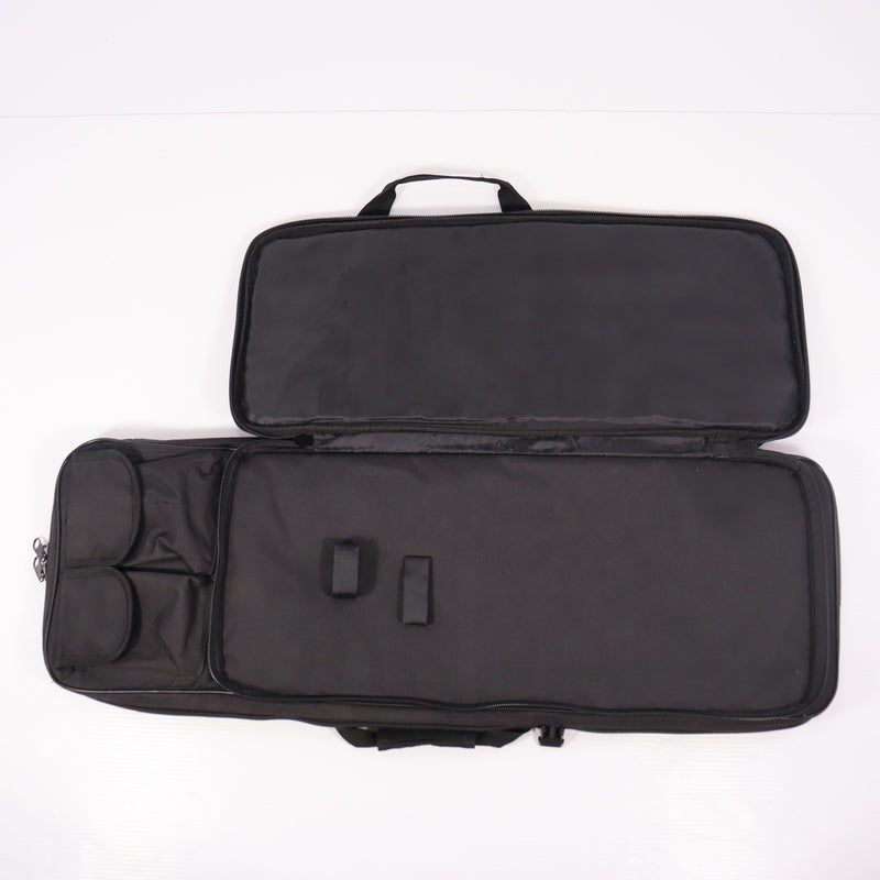 【中古即納】[MIL] ノーブランド ダブルガンケース BK(ブラック/黒)(80×28cm/63×27cm)(20150223)