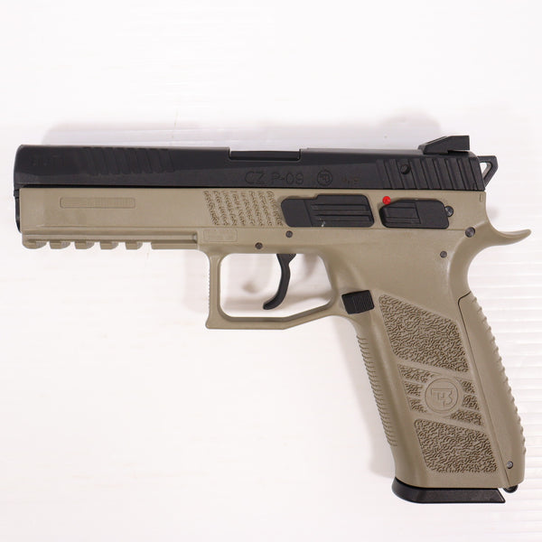 【中古即納】[MIL] Carbon8(カーボネイト) CO2 ガスブローバック CZ P09 TAN(タン)(CB07) (ジャンク品) (18歳以上専用)(20221228)