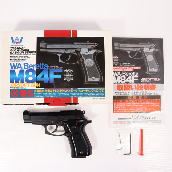 【中古即納】[MIL] WA ウエスタンアームズ ガスブローバック ベレッタM84F HW(ヘビーウェイト)(MA-1M) (18歳以上専用)(20150223)